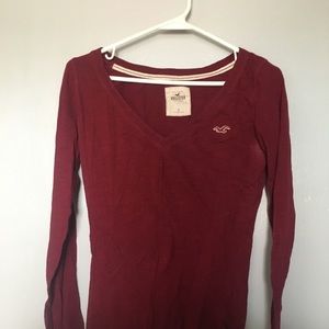 Hollister long sleeve v neck